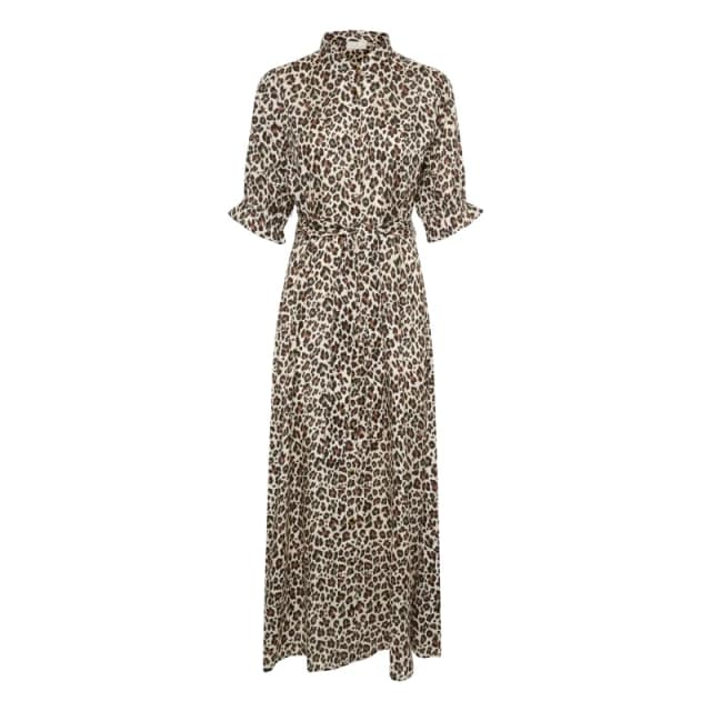 Kaffe Womens shirt dress KAFFE Velana Beige Female 42