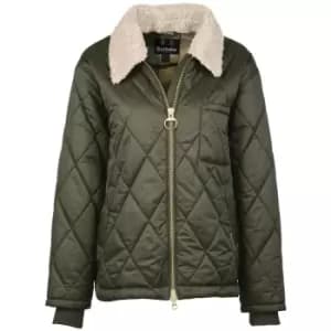 Barbour Womens Vaila Quilted Jacket Sage/Classic 14