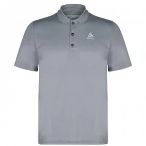 Odlo Timo Short Sleeve Polo Mens - Grey Melange