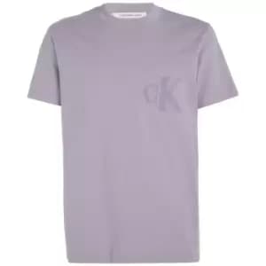 Calvin Klein Jeans Ck Chenille Tee - Purple