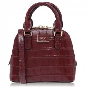 DKNY Steffy Crocodile Dom Cross Body - Aged Wine AWN