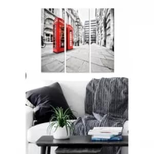 MDF2492368 Multicolor Decorative MDF Painting (3 Pieces)