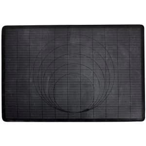 Black Silicon Baking Preparation Mat