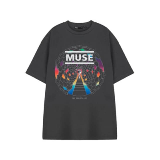 Muse Muse Short Sleeved T-Shirt in Grey Size: Small Grey S Unisex 5063203926572
