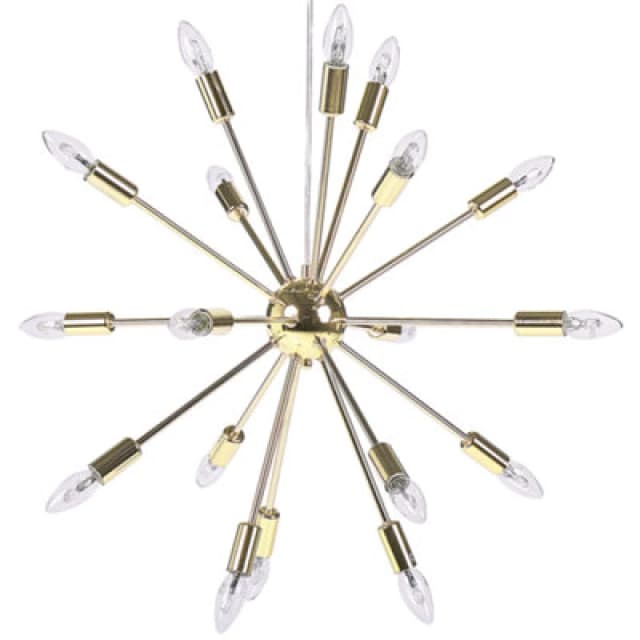 Beliani Pendant Lamp Maguse Metal Gold