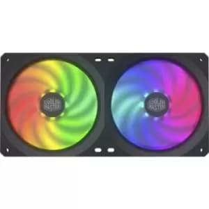 Cooler Master MasterFan SF240R ARGB PC fan Black, RGB (W x H x D) 240 x 120 x 25mm incl. LED lighting