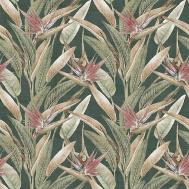 Arthouse Soft Jungle Vines Deep Green Wallpaper