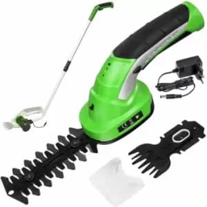 Tectake 401542 7.2V Cordless Telescopic Pole Hedge Trimmer