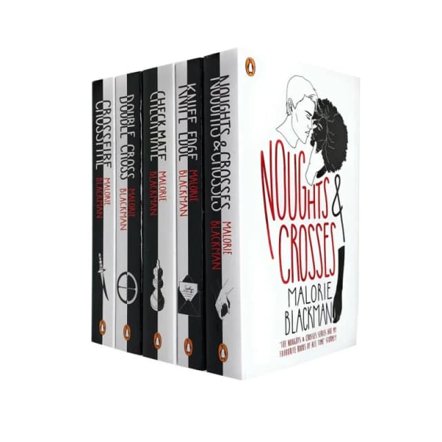 Malorie Blackman 5 Books Collection Set (Noughts & Crosses, Knife Edge, Checkmate, Double Cross, Crossfire) Malorie Blackman Books