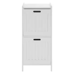 Premier Housewares 2 Drawer Rustic Bathroom Shelf Unit