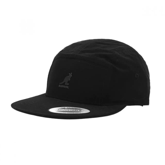 TrendMecca Watches Kangol K5327 Black Soft Touch 5 Panel Ball Cap K5327 BLACK