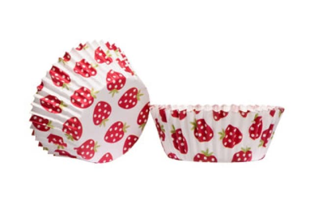 Premier Housewares Strawberry Fields 60Pcs Medium Cupcake Cases Multi