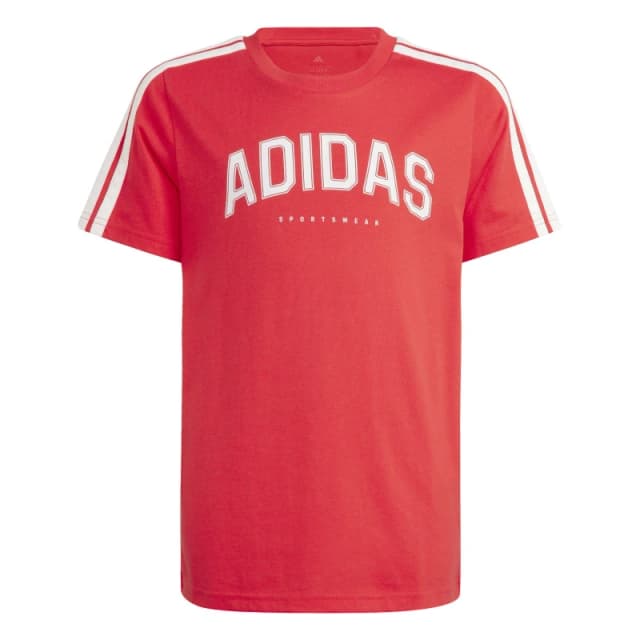 adidas Collegiate Graphic T-Shirt Kids Red male 13 Years