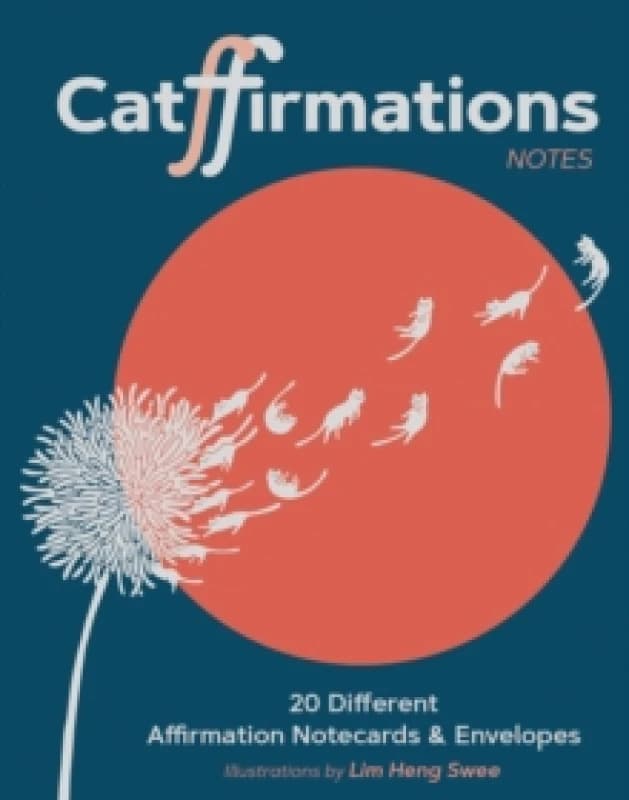 Catffirmations Notes : 20 Different Affirmation Notecards & Envelopes Postcard book or pack