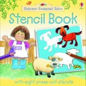 Farmyard Tales Stencil Book by S Cartwright Book