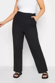 Cool Cotton Wide Leg Trousers