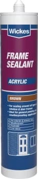 Wickes Frame Acrylic Sealant - Brown 310ml