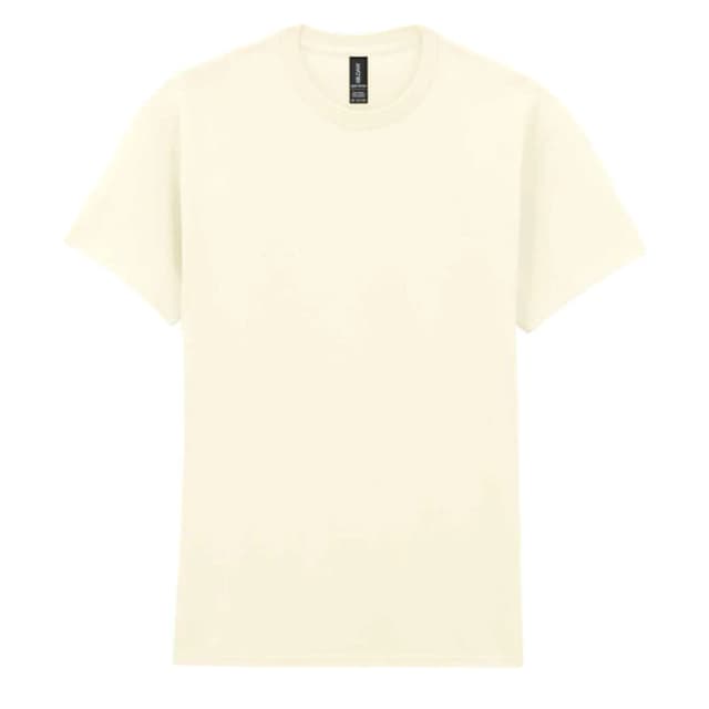 Gildan Mens Heavy Cotton T-Shirt in Off-White Size: Small Off-White Male S