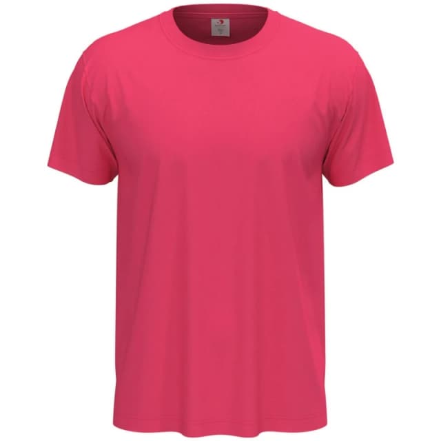 Stedman Classics Mens Stedman Classic Tee in Bright Pink Size: XS Bright Pink Male XS