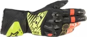 Alpinestars GP Tech V2 Motorcycle Glove, black-yellow Size M black-yellow, Size M