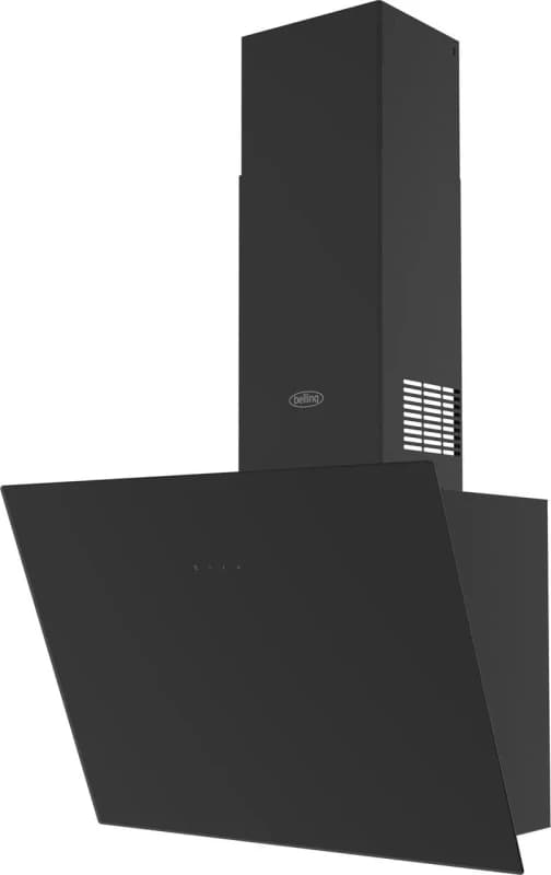 Belling 60cm Slanted Chimney Cooker Hood - Black 444411678 Black