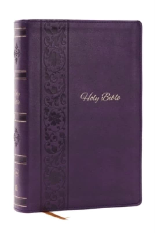 KJV Holy Bible: Personal Size Giant Print, Purple Leathersoft, Red Letter, Comfort Print: King James Version Leather / fine binding
