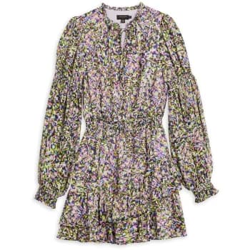 Ted Baker Karliie Tiered Mini Dress - BLACK