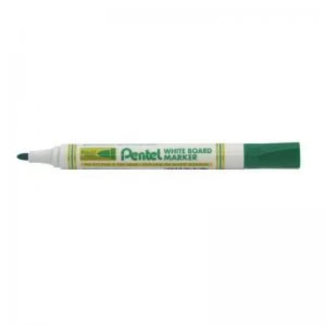 Pentel Everyday Drywipe Marker Bullet Tip Green - 12 Pack (MW85-DE)