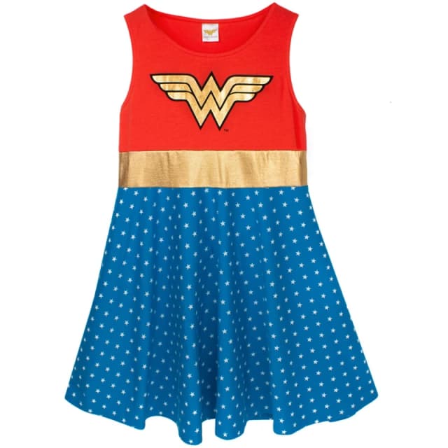 DC Comics Sleeveless Skater Dress Red female
