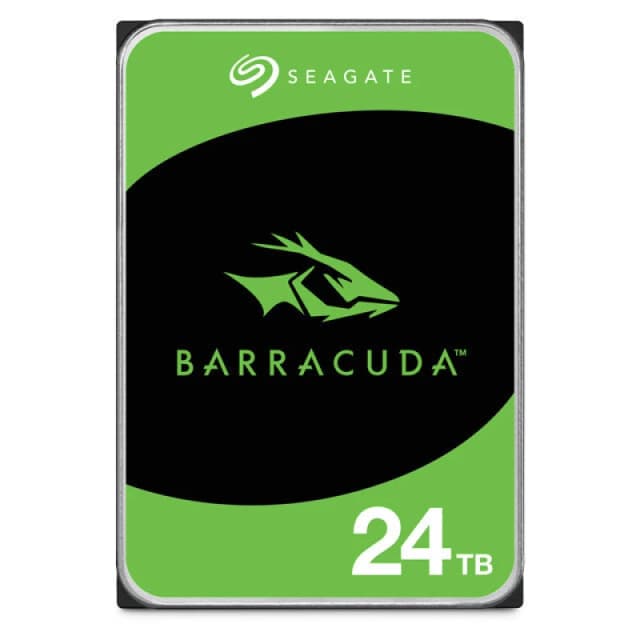 Seagate Seagate BarraCuda Desktop 24TB HDD internal hard drive 7200 RPM 512 MB 3.5" Serial ATA ST24000DM001