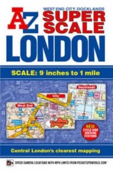 Super Scale London Street Atlas by Geographers A-Z Map Company Paperback