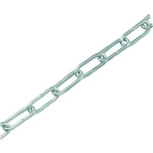 Wickes Zinc Plated Steel Welded Chain 4 x 32 x 2000mm