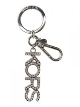Michael Kors Charms metal kors jewel key fob Silver