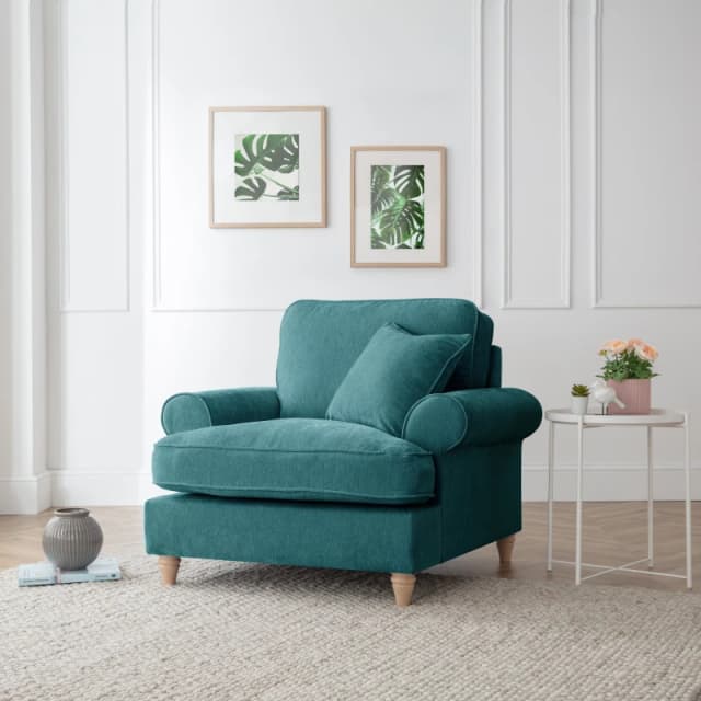 The Great Sofa Company Ezra Armchair Manhattan Emerald Emerald Unisex