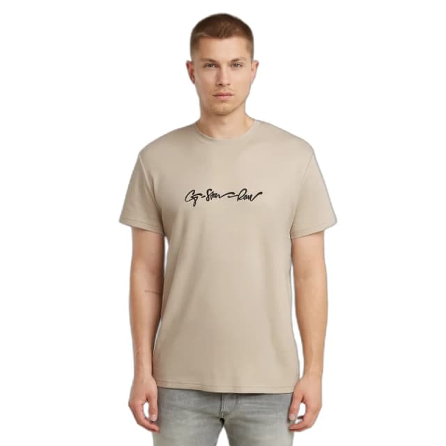 G-Star T-Shirt G-Star G-script Beige Unisex S
