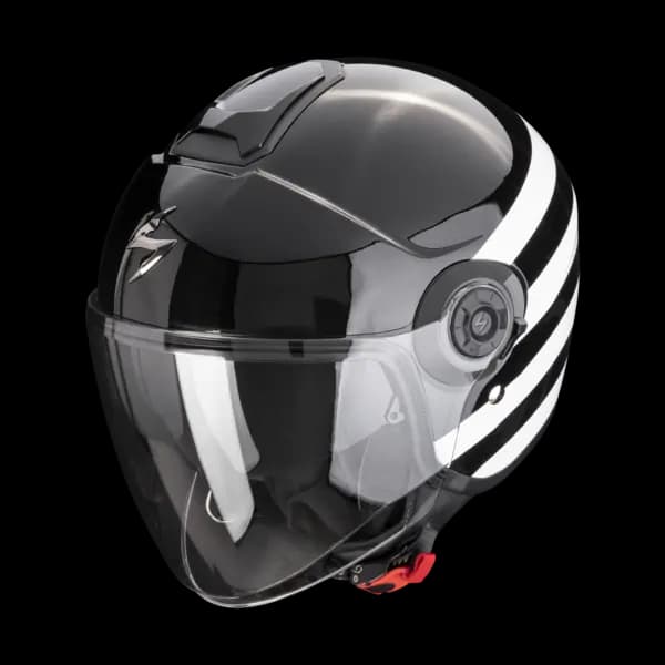 Scorpion Exo-City II Bee Black-White Jet helmet S