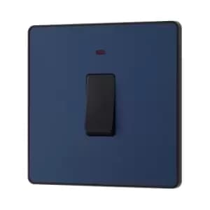 BG Evolve Matt Blue 20A Switch Double Pole With Power LED Indicator - PCDDB31B