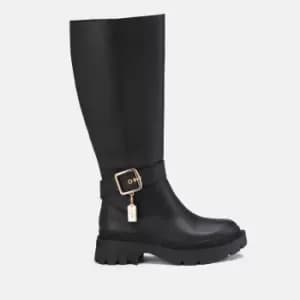 Coach James Leather Knee-High Boots - UK 4