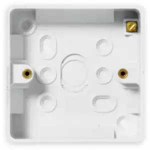 Bg Electrical - bg 2 Gang Rectangular Surface Box 32mm - White