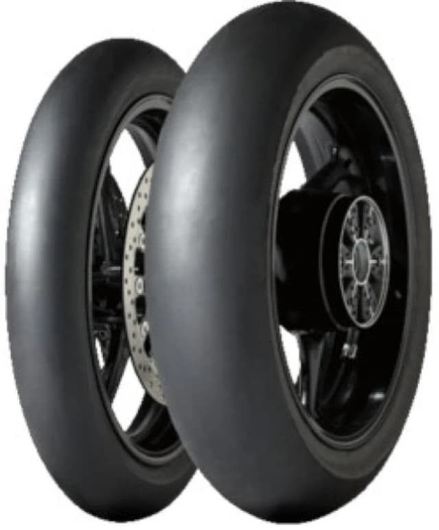 Dunlop S-Slick ( 100/90-12 TL Compound Soft, Front wheel ) Motorcycle tires