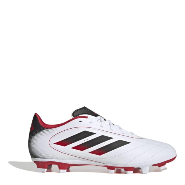 adidas Goletto Adults Firm Ground Football Boots White/Black 09 male 6.5 (40)