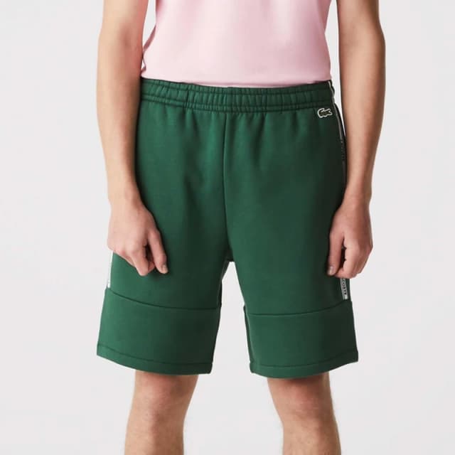 Lacoste Branded Bands Soft Cotton Shorts - Green Green XS