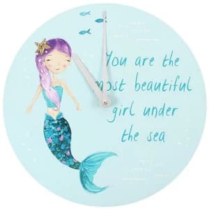 Melody the Mermaid Wall Clock