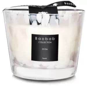 Baobab Collection White Pearls Scented Candle 10cm