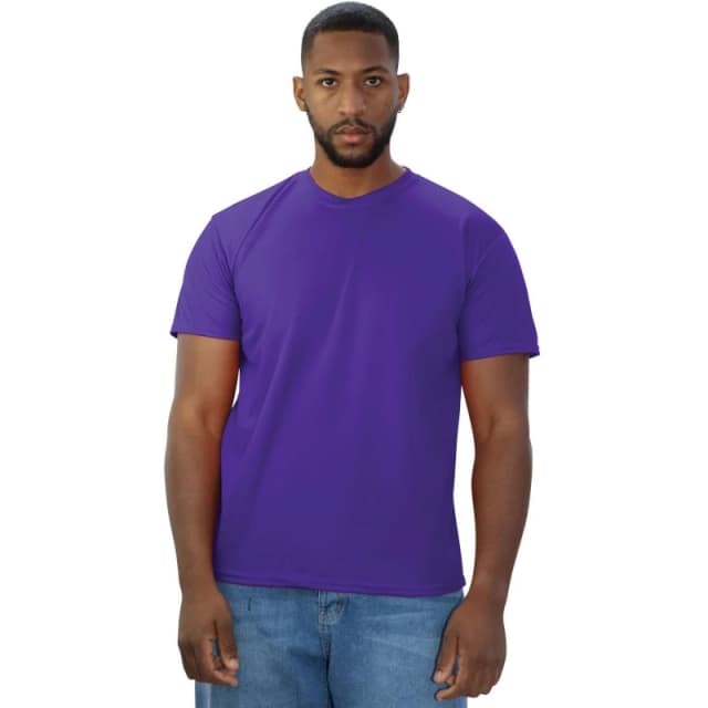 Casual Classics Mens Original Tech T-Shirt in Purple Size: XS Purple Male XS