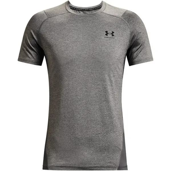 Under Armour HeatGear Armour Fitted Short Sleeve Training Top Mens Short Sleeve Performance T-Shirts S Black 62131740350