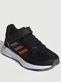 Adidas Runfalcon 2.0 Childrens - Black Orange