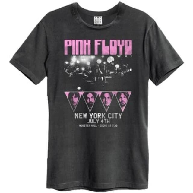 Amplified Amplified Men New York City Pink Floyd T-Shirt in Charcoal Size: X-Small Charcoal XS Male 5063238201545