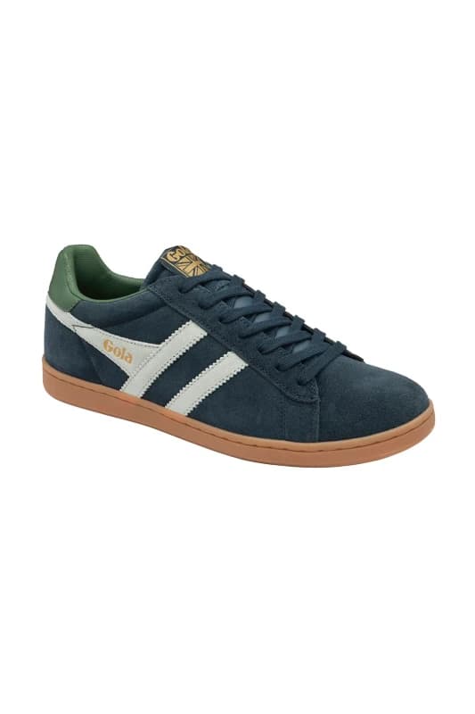 Gola Classics Mens 'Equipe Suede II' Suede Lace-Up Trainers in Navy Size: 8 Navy Male 8
