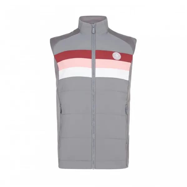 Original PENGUIN Insul Mixed Media 70s Vest QUIET SHADE - S